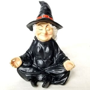Halloween Yoga Witch Figurine  , Home Decor